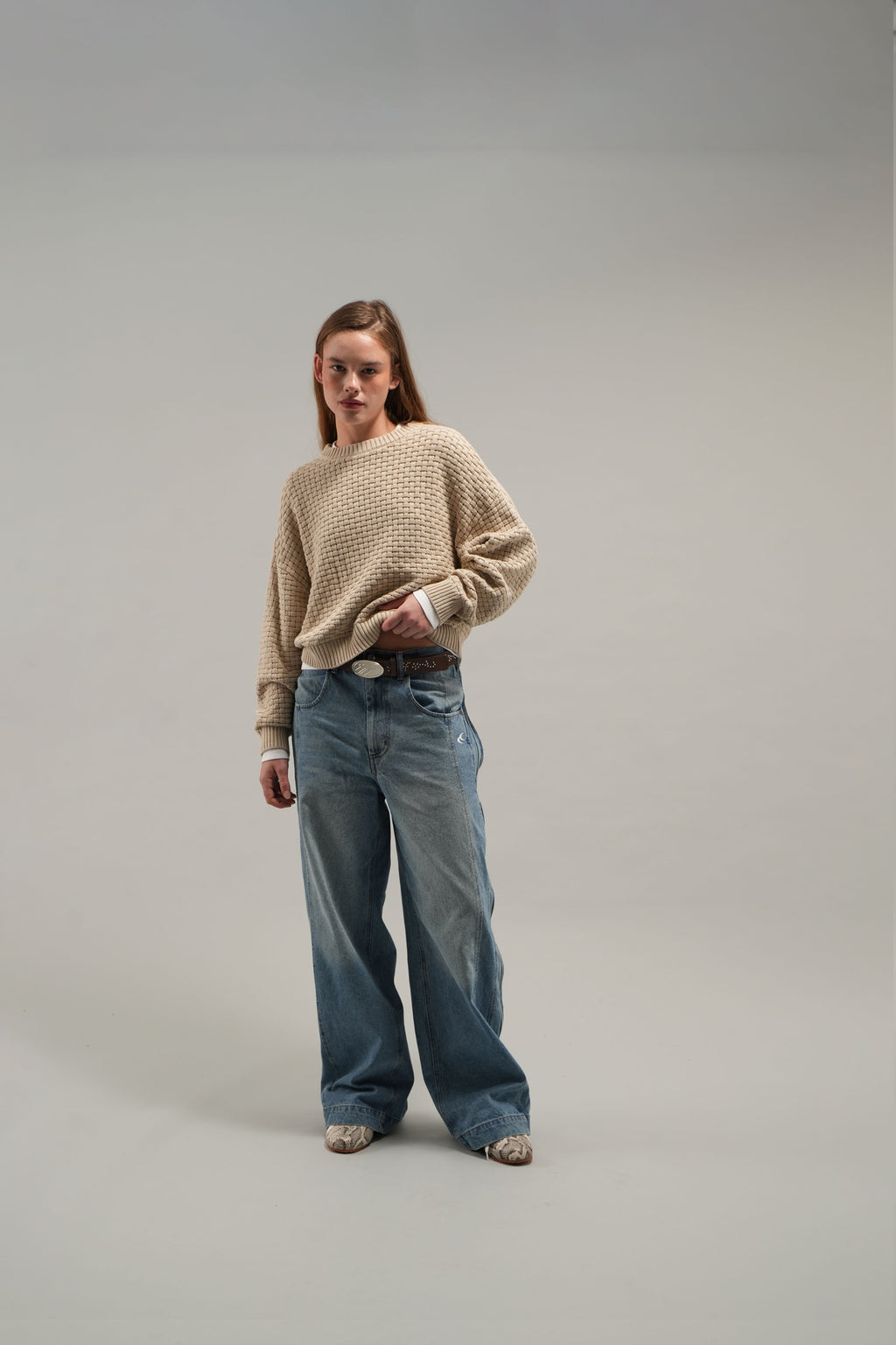 Denim Pants Scuffers Hotel Pants Azules | 06231EQYN