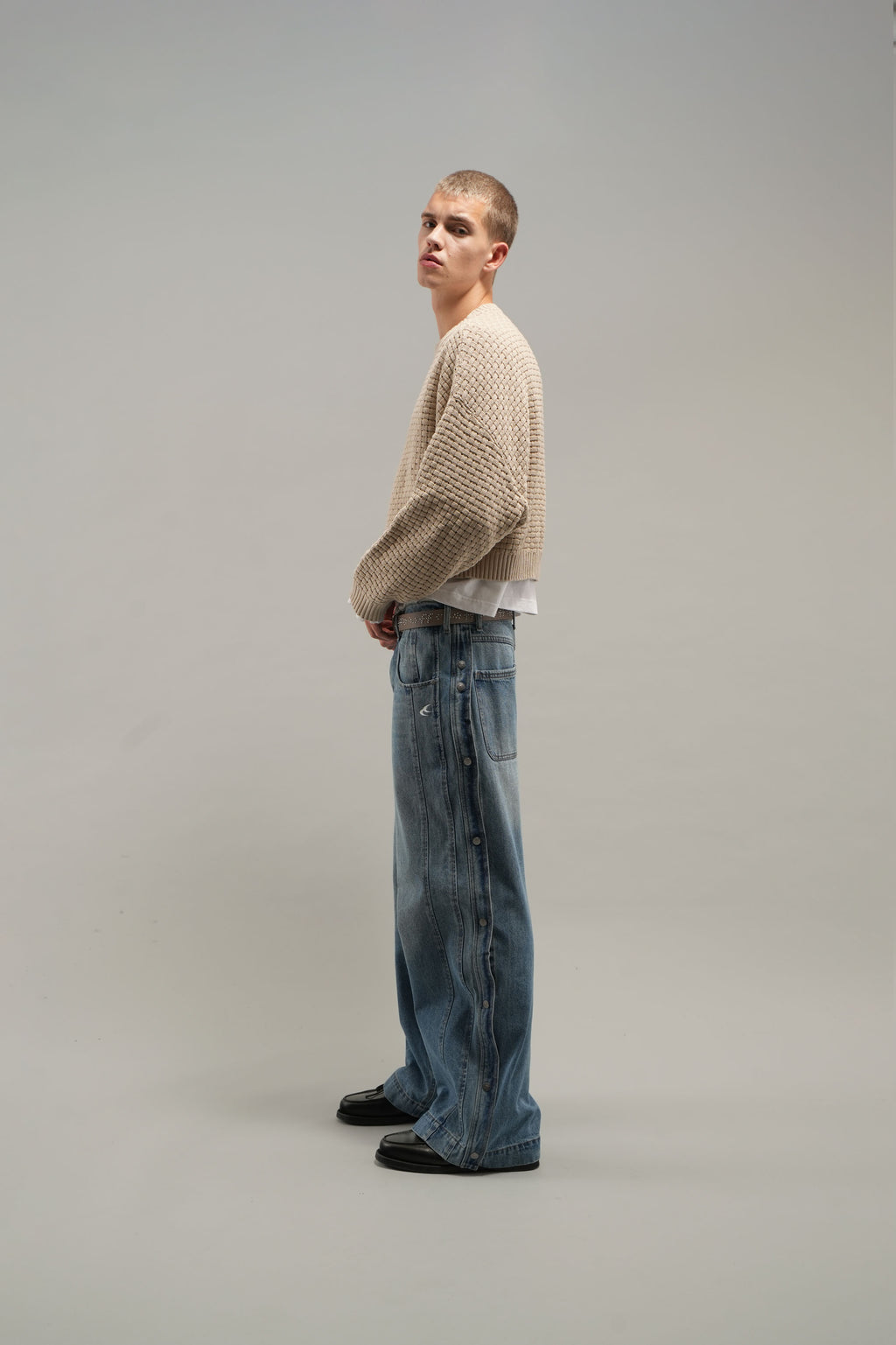 Denim Pants Scuffers Hotel Pants Azules | 06231EQYN