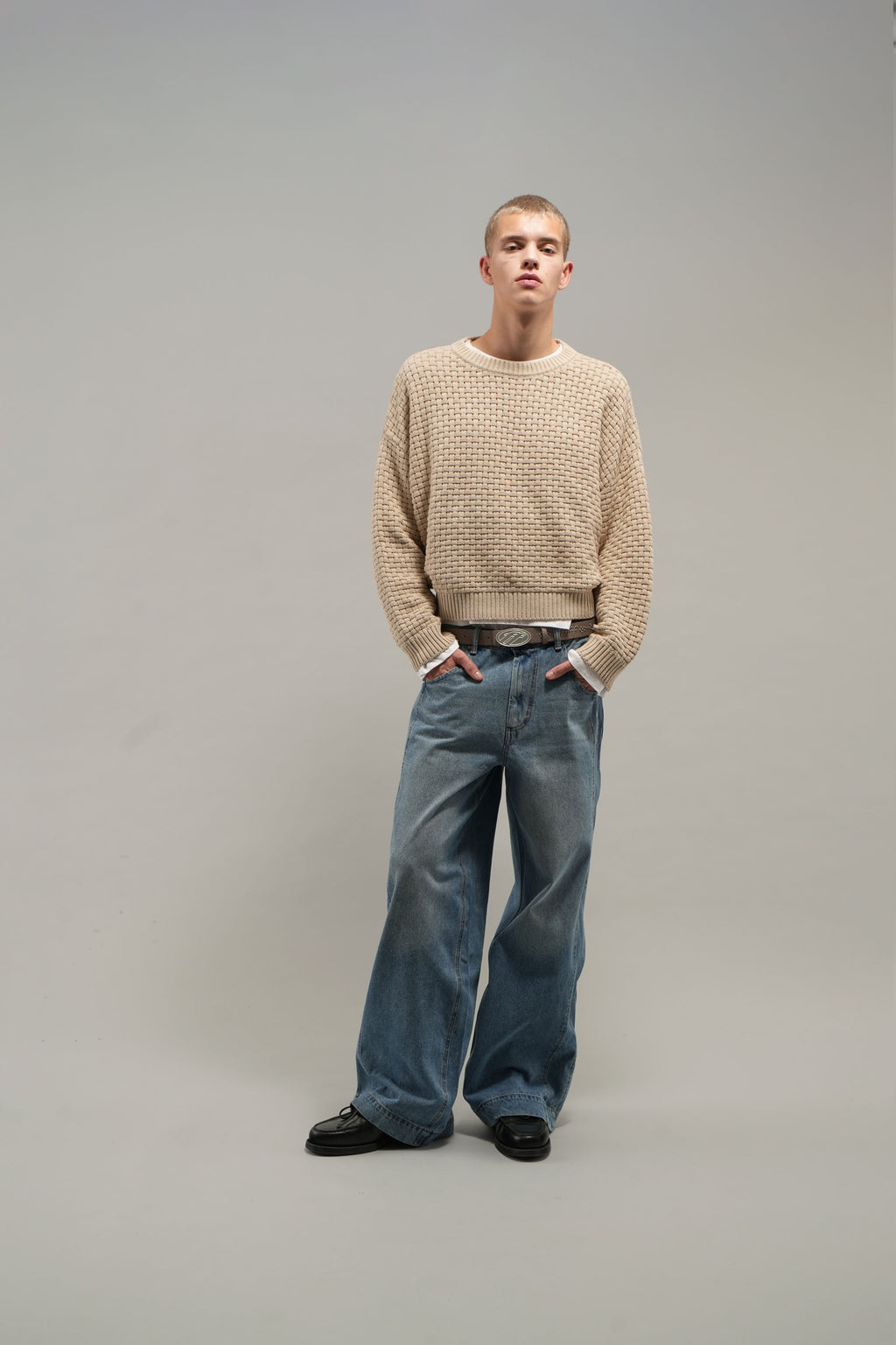 Denim Pants Scuffers Hotel Pants Azules | 06231EQYN