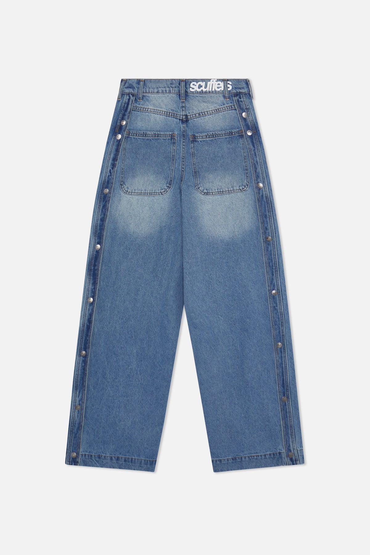 Denim Pants Scuffers Hotel Pants Azules | 06231EQYN