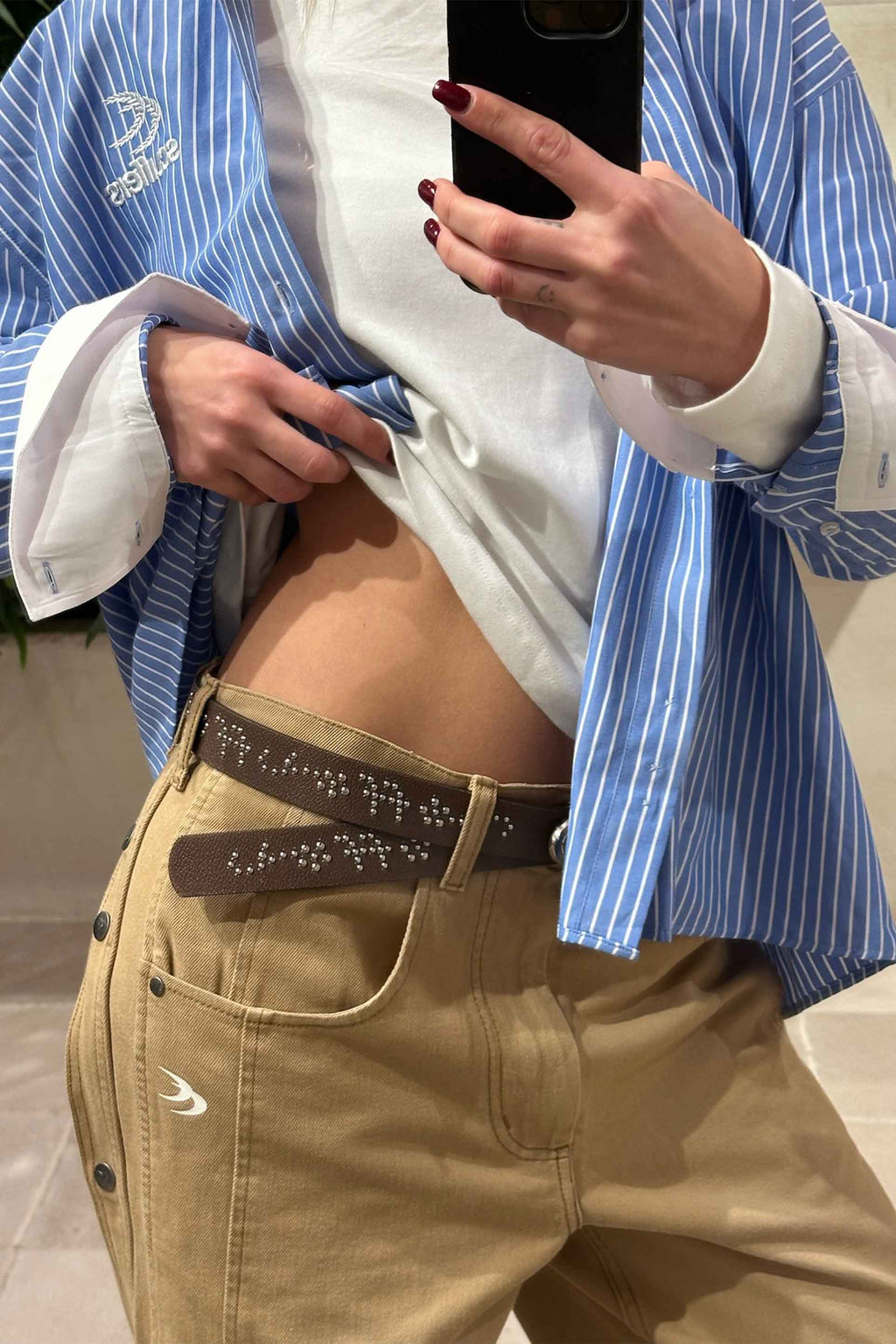 Denim Pants Scuffers Hotel Pants Camel | 21986ZNMB