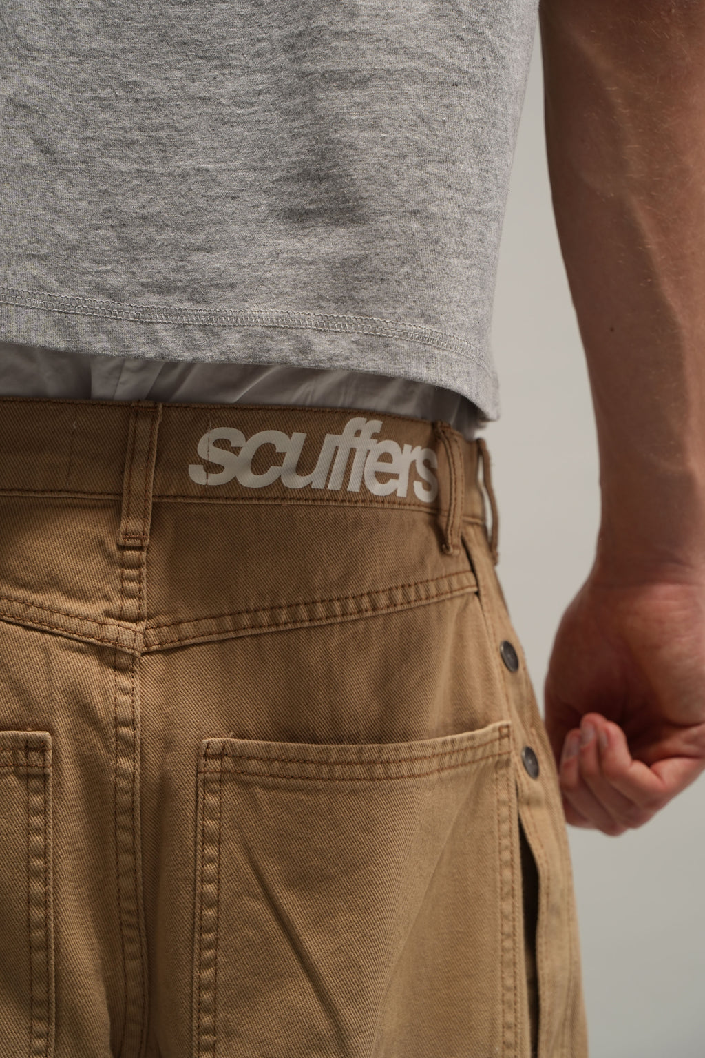 Denim Pants Scuffers Hotel Pants Camel | 21986ZNMB