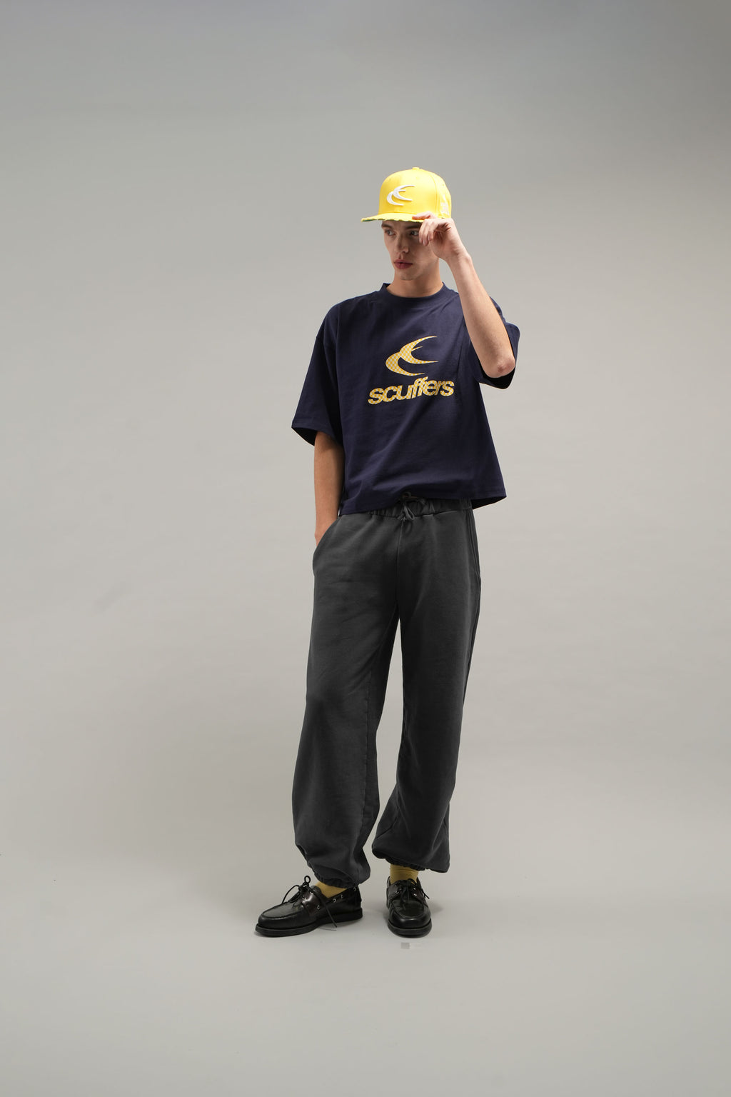 Gorra Scuffers SCFF Fitted Cap Amarillos | 24081BEWH
