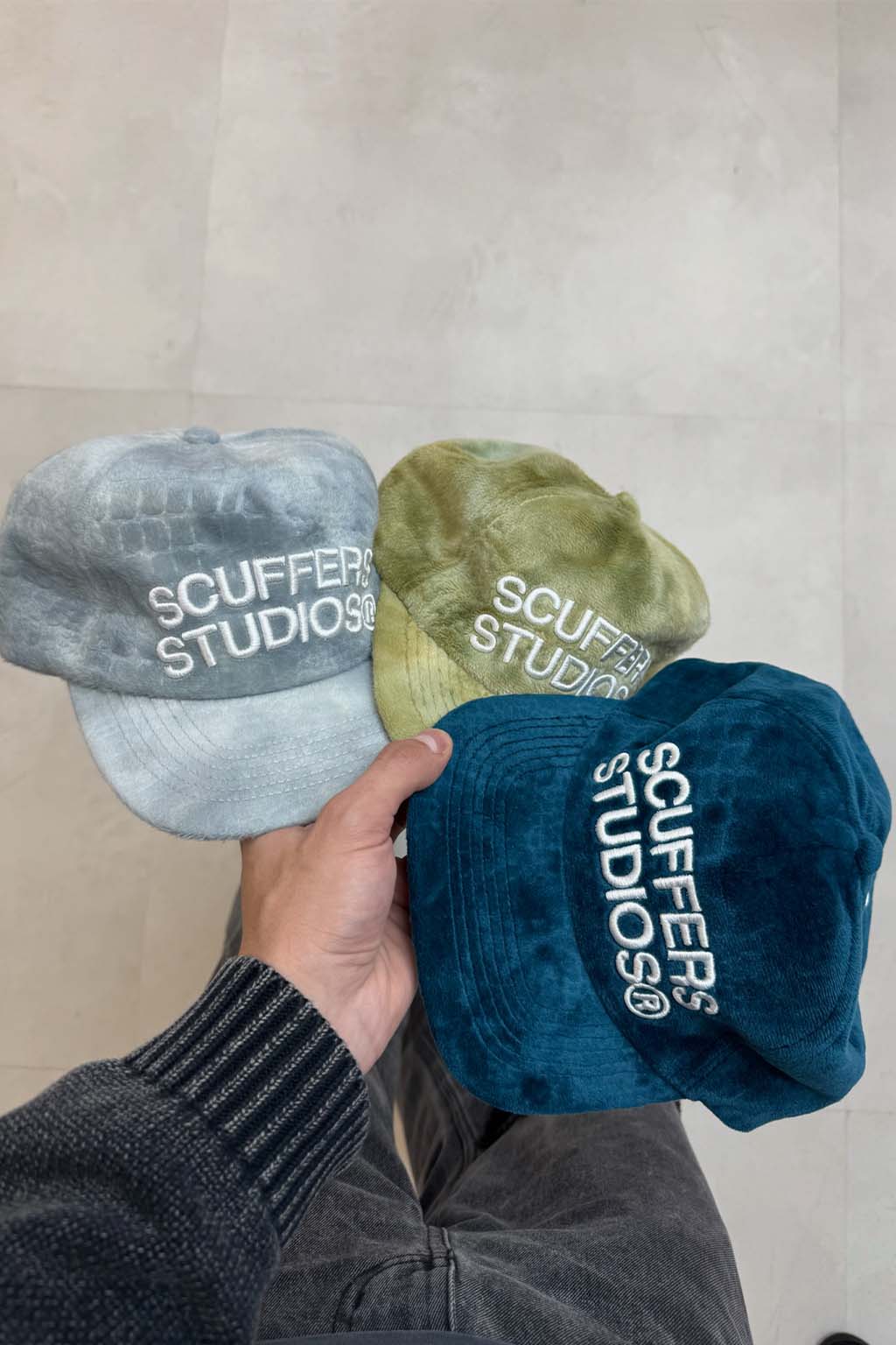 Gorra Scuffers Worldwide Cap Azules | 96057DWYR