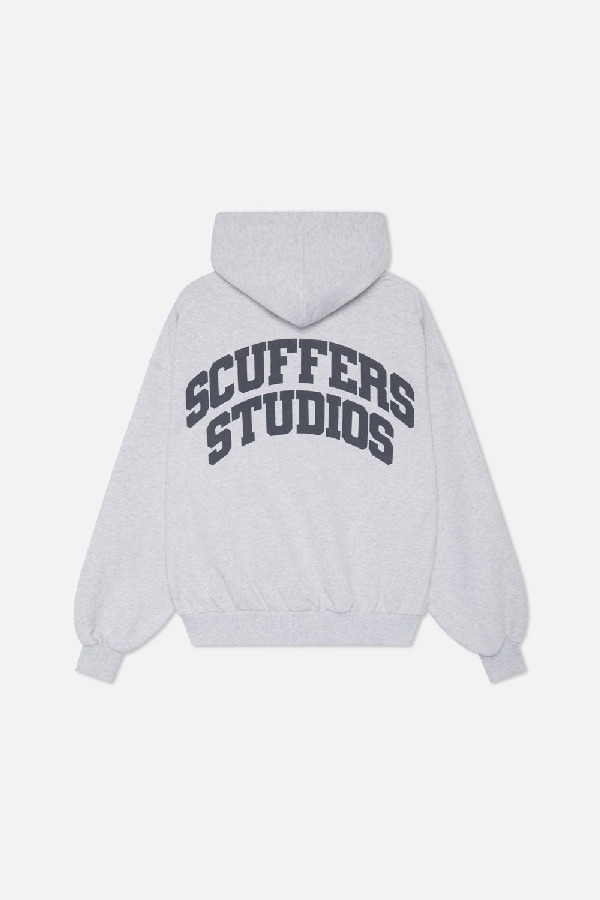 Hoodies Scuffers Beauty Zipped Grises Claro | 94072OYQL