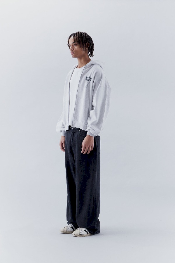 Hoodies Scuffers Beauty Zipped Grises Claro | 94072OYQL