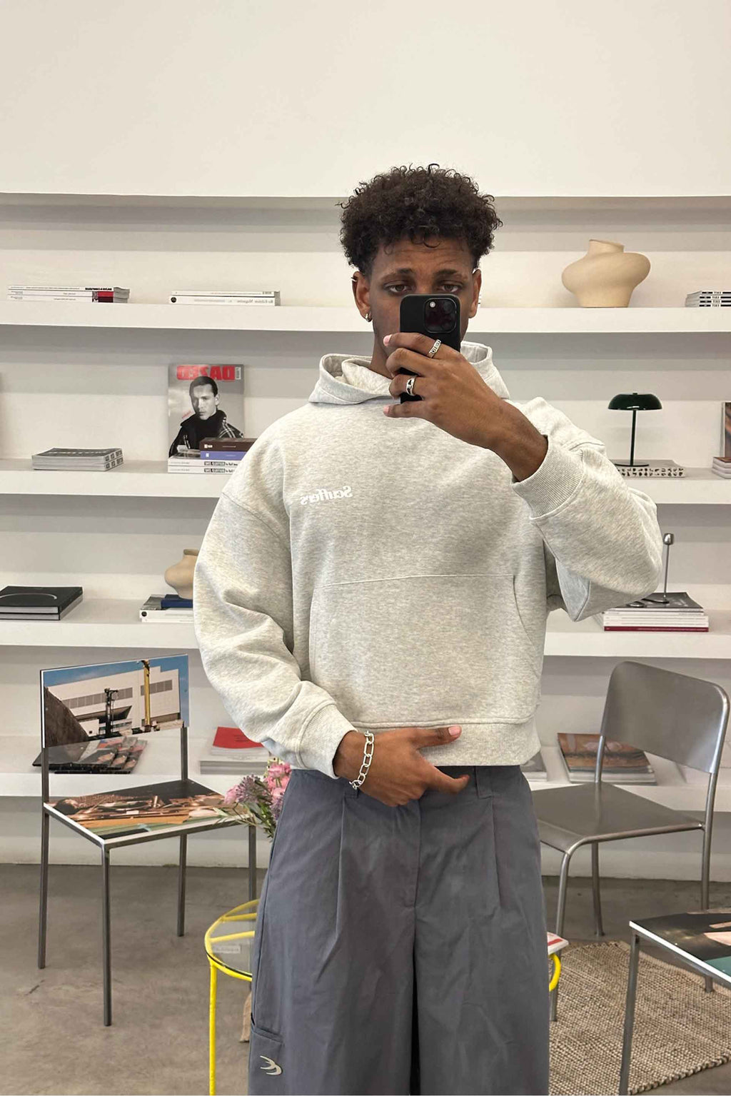 Hoodies Scuffers Belty Hoodie Grises | 03845GTWX