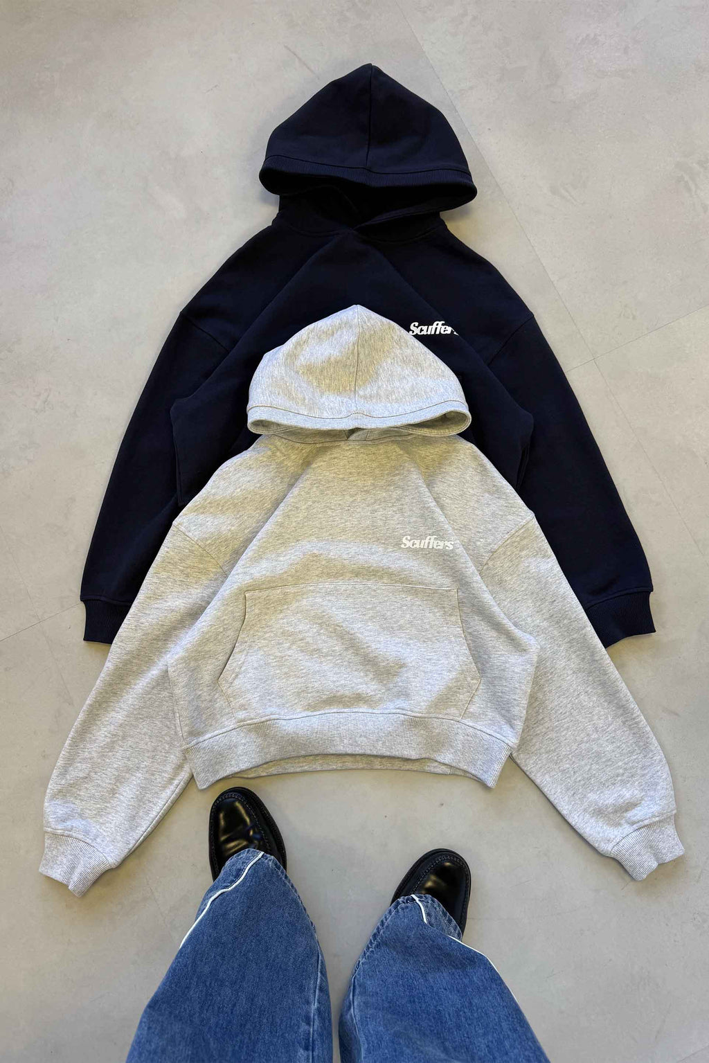 Hoodies Scuffers Belty Hoodie Grises | 03845GTWX