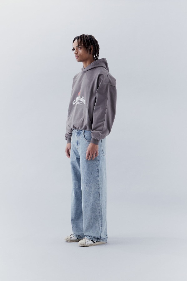 Hoodies Scuffers CFW Grises | 59860KNAS