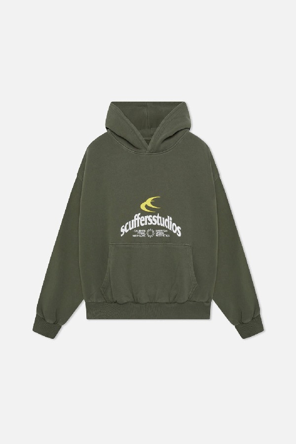 Hoodies Scuffers CFW Verdes | 97563BYNK