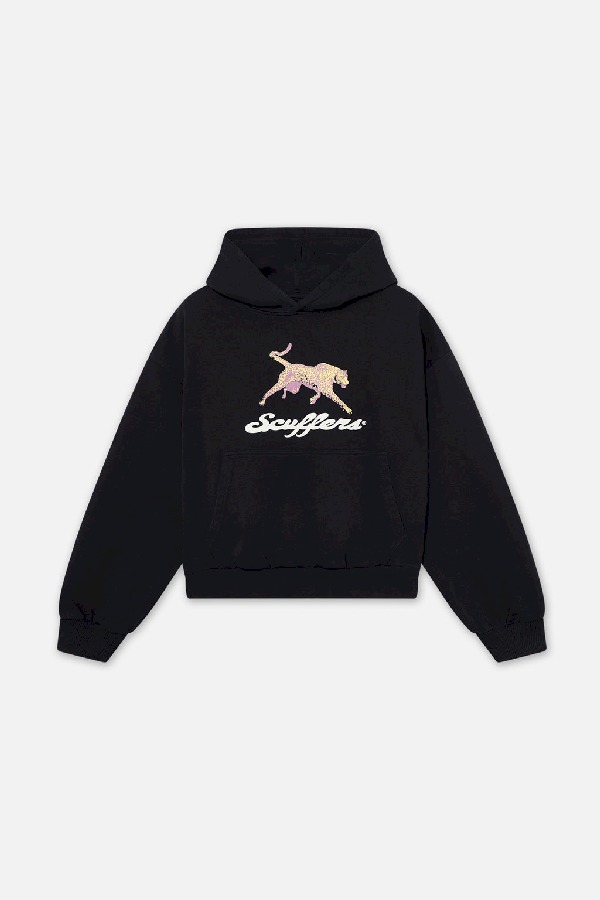 Hoodies Scuffers Cheetah Negros | 52016WXRD