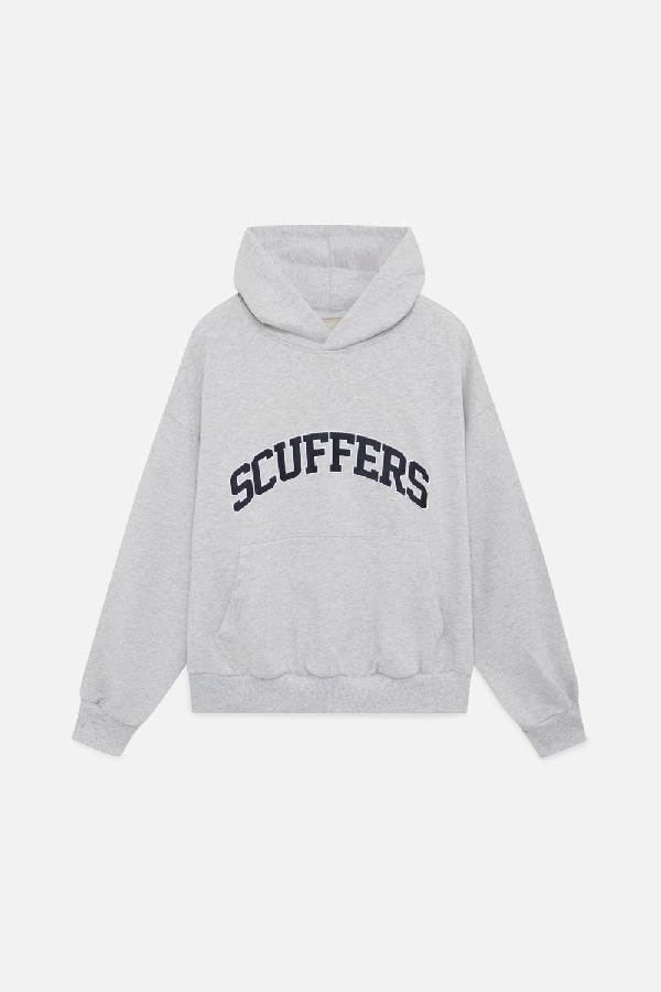 Hoodies Scuffers College Grises | 93281BFGZ