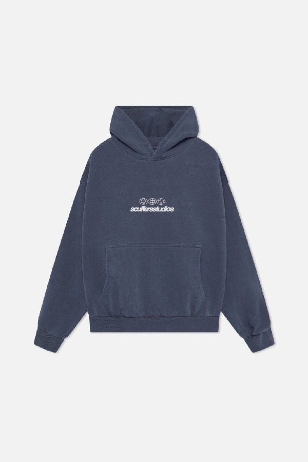 Hoodies Scuffers Dancing Azul Marino | 09837YWHT