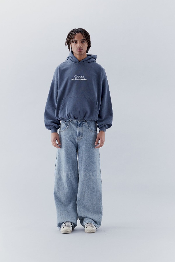Hoodies Scuffers Dancing Azul Marino | 09837YWHT