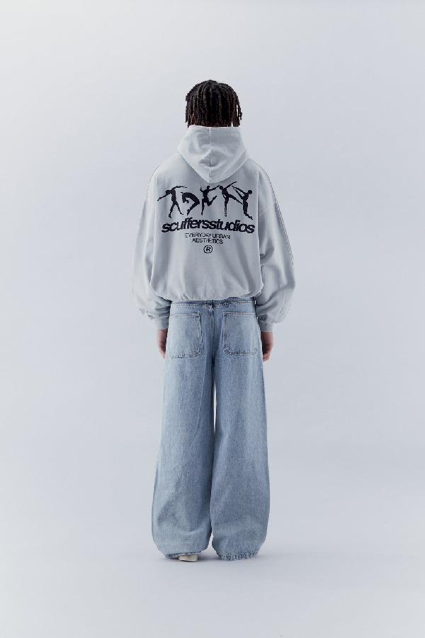 Hoodies Scuffers Dancing Grises | 09175JFAG