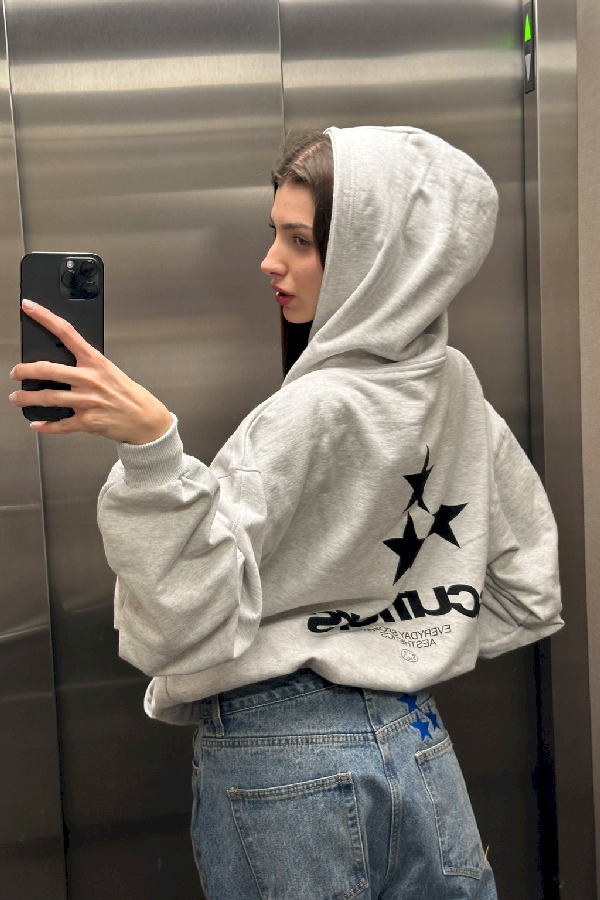 Hoodies Scuffers ESA Grises | 93456FVSA