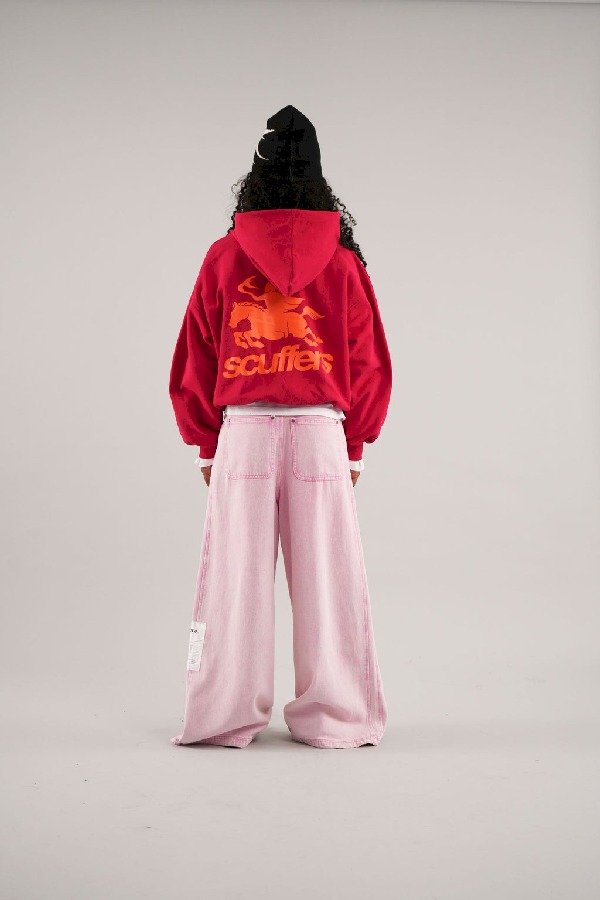 Hoodies Scuffers Emblem Rojos | 75642ILHU