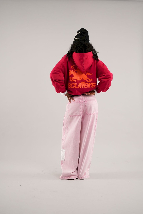 Hoodies Scuffers Emblem Rojos | 75642ILHU