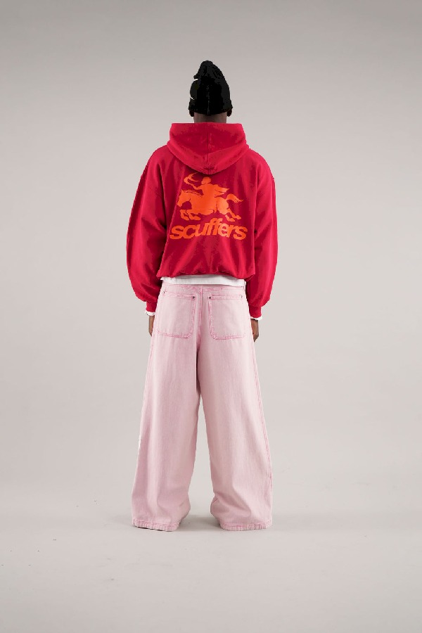 Hoodies Scuffers Emblem Rojos | 75642ILHU