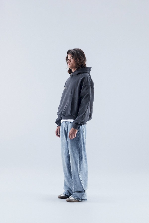 Hoodies Scuffers Excess of Future Grises Oscuro | 63579WSQJ