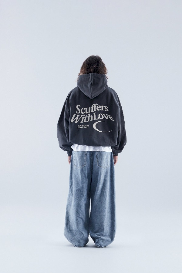 Hoodies Scuffers Excess of Future Grises Oscuro | 63579WSQJ