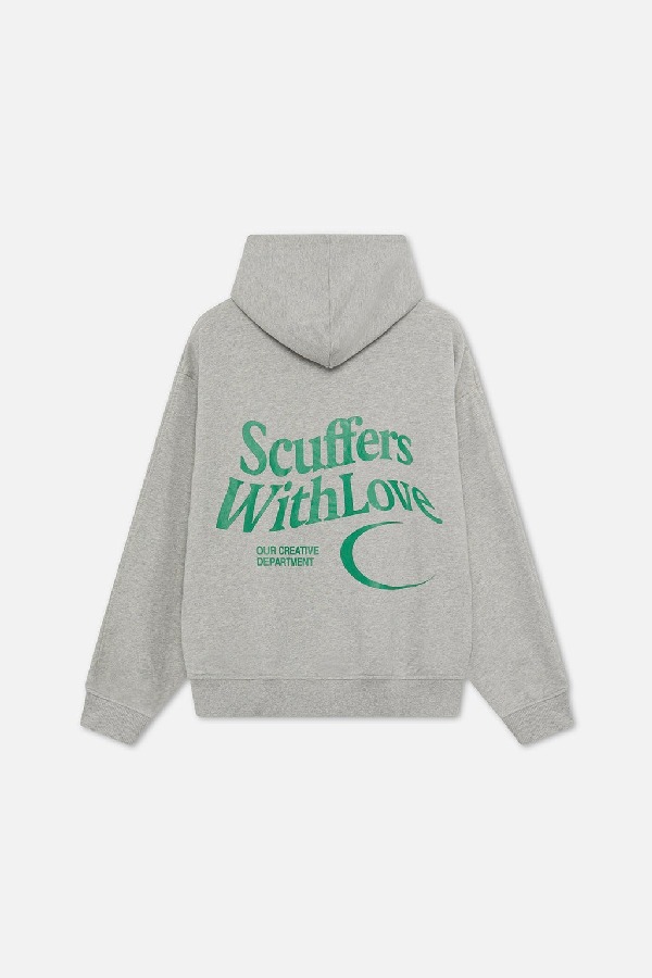 Hoodies Scuffers Excess of Future Grises Claro | 07625WKED