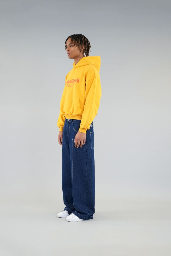 Hoodies Scuffers Gallery Amarillos | 68215IDEY