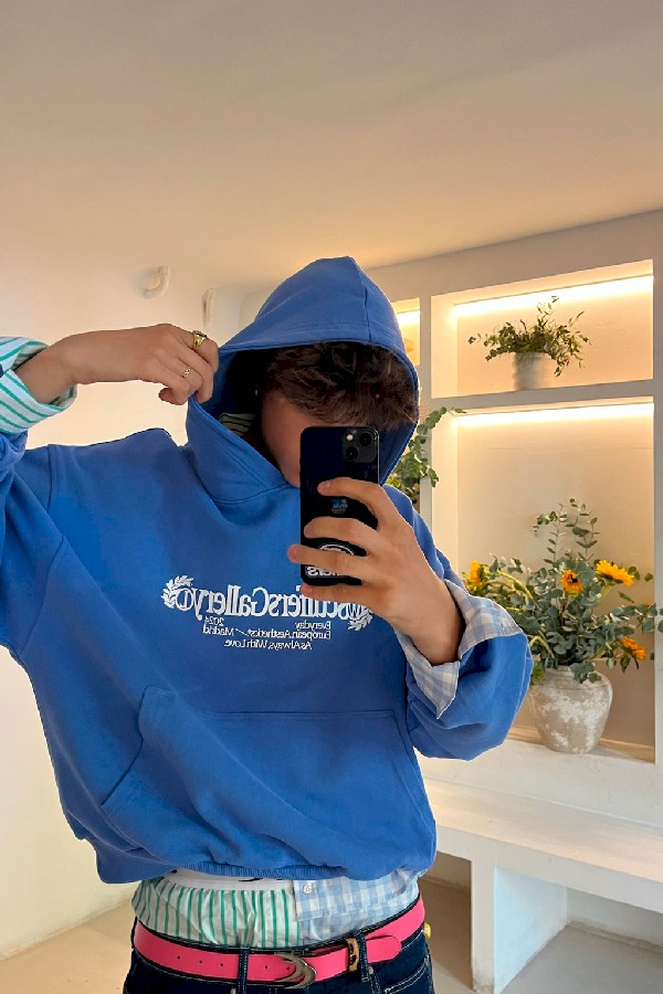 Hoodies Scuffers Gallery Azules | 69735RAHC