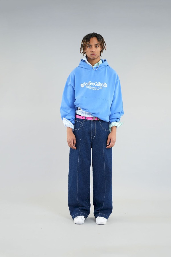 Hoodies Scuffers Gallery Azules | 69735RAHC