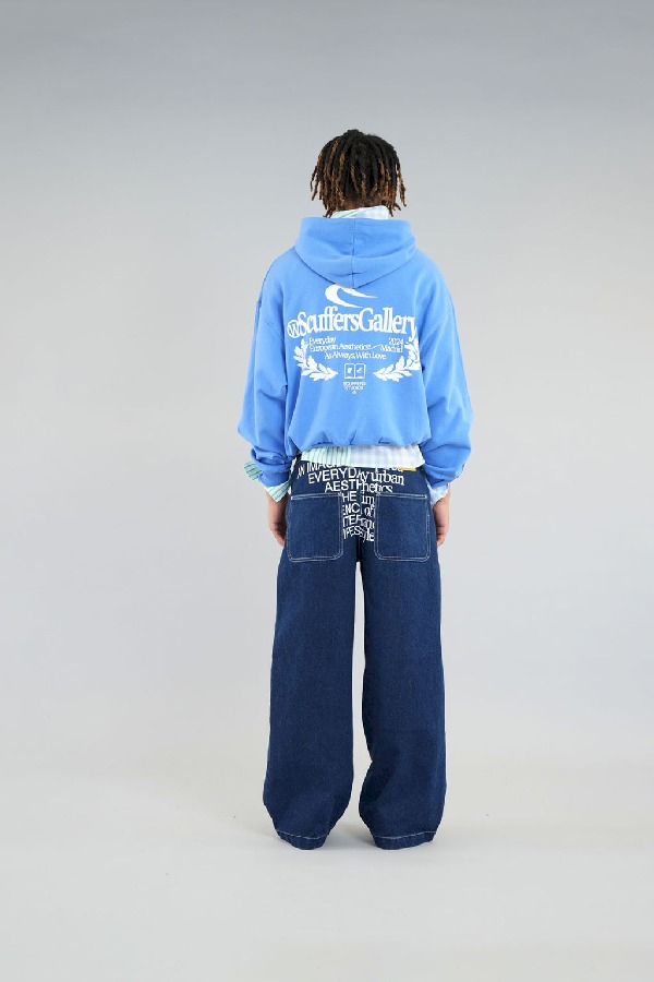 Hoodies Scuffers Gallery Azules | 69735RAHC