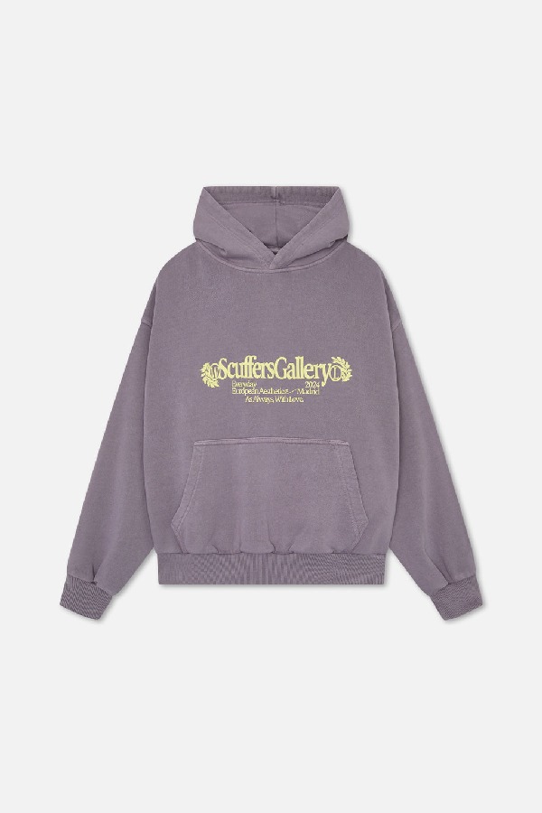 Hoodies Scuffers Gallery Morados | 46793LPAV