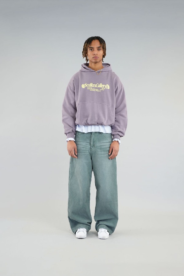 Hoodies Scuffers Gallery Morados | 46793LPAV