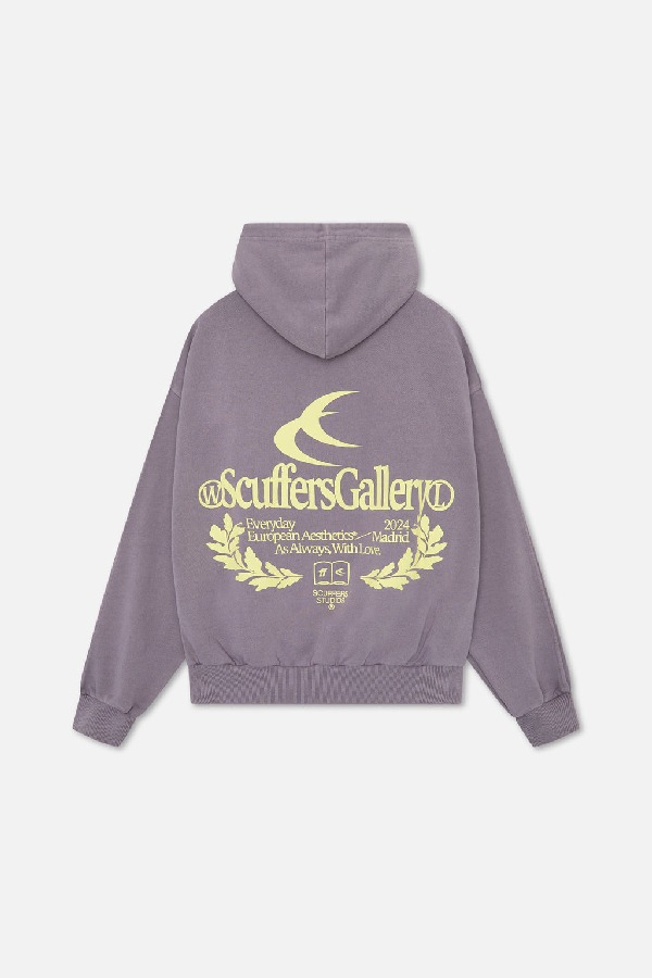 Hoodies Scuffers Gallery Morados | 46793LPAV