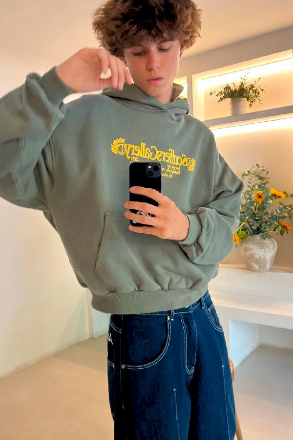 Hoodies Scuffers Gallery Verdes | 81732QWVS