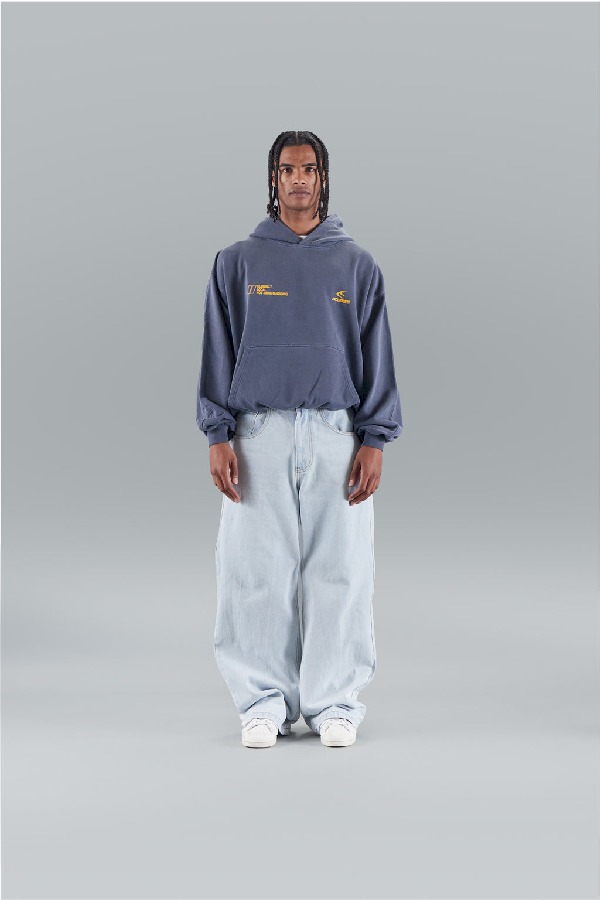 Hoodies Scuffers Globally Azul Marino | 65079DEUZ