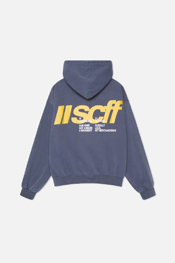 Hoodies Scuffers Globally Azul Marino | 65079DEUZ