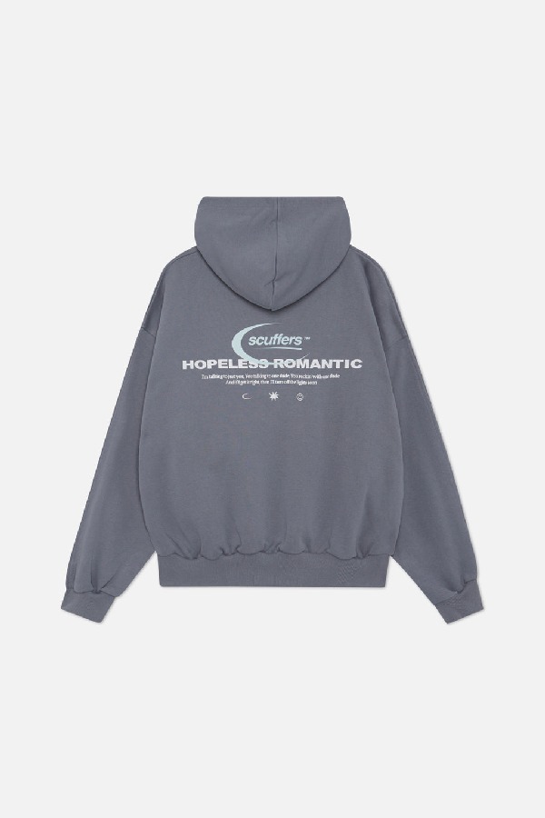 Hoodies Scuffers Hopeless Romantic Azules | 70596HZCX