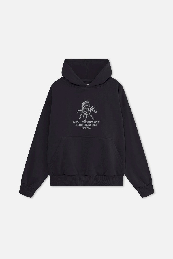 Hoodies Scuffers Horse Azul Marino | 29514WLUO