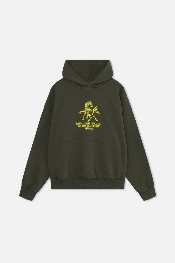 Hoodies Scuffers Horse Verdes | 01425TACX