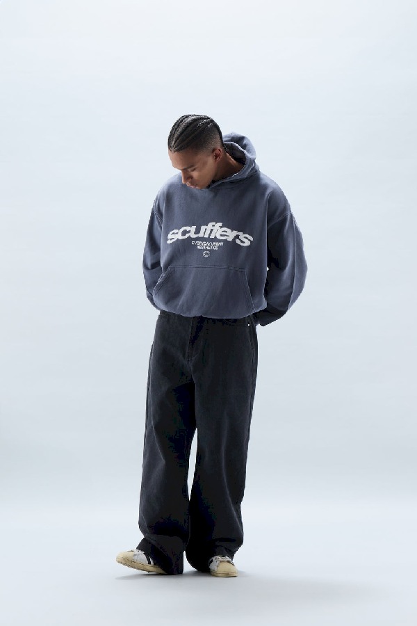 Hoodies Scuffers Iconic Azules | 60158CMBS