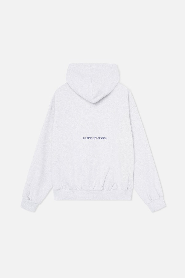 Hoodies Scuffers Iconic Grises Claro | 40256OJYW