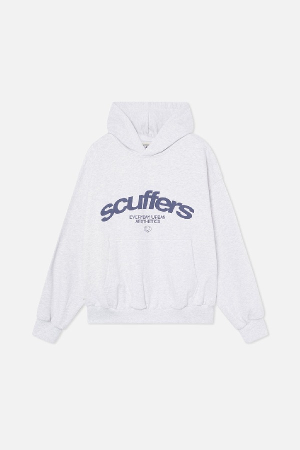 Hoodies Scuffers Iconic Grises Claro | 40256OJYW