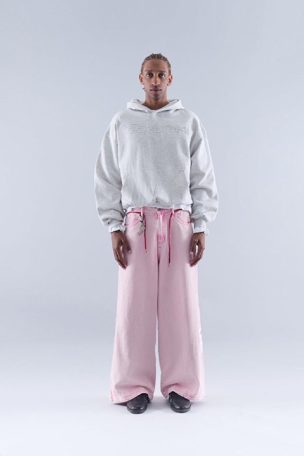 Hoodies Scuffers Internet Grises Claro | 25640NKJD