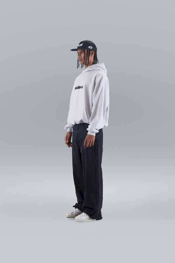 Hoodies Scuffers Merchan Grises Claro | 82304VLOK