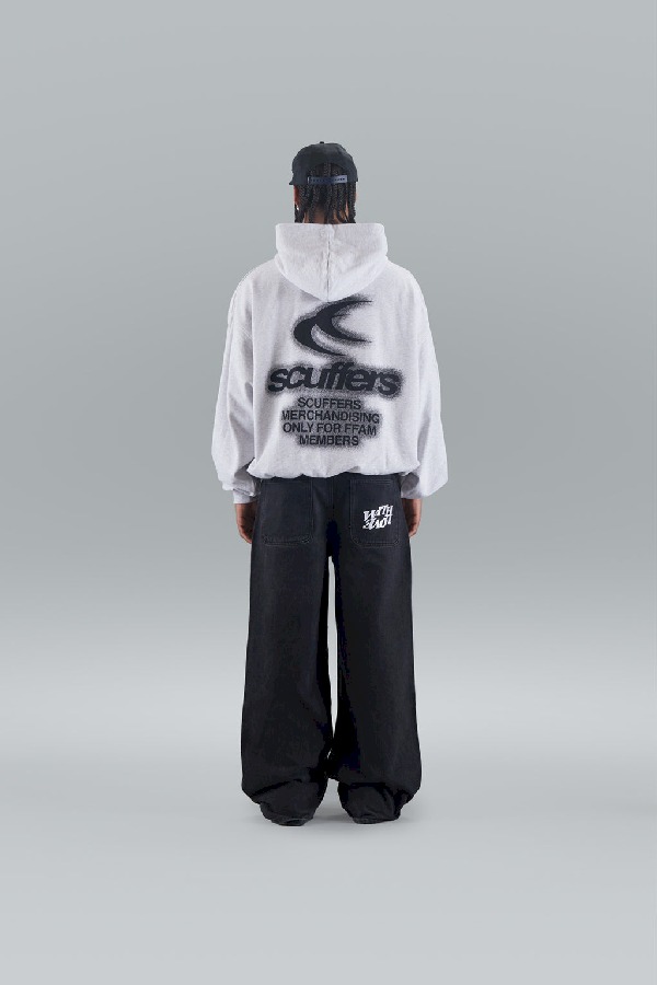 Hoodies Scuffers Merchan Grises Claro | 82304VLOK