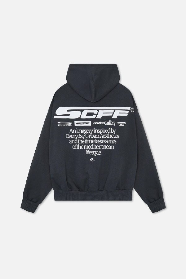 Hoodies Scuffers Motor Studios Negros | 18753YQXA