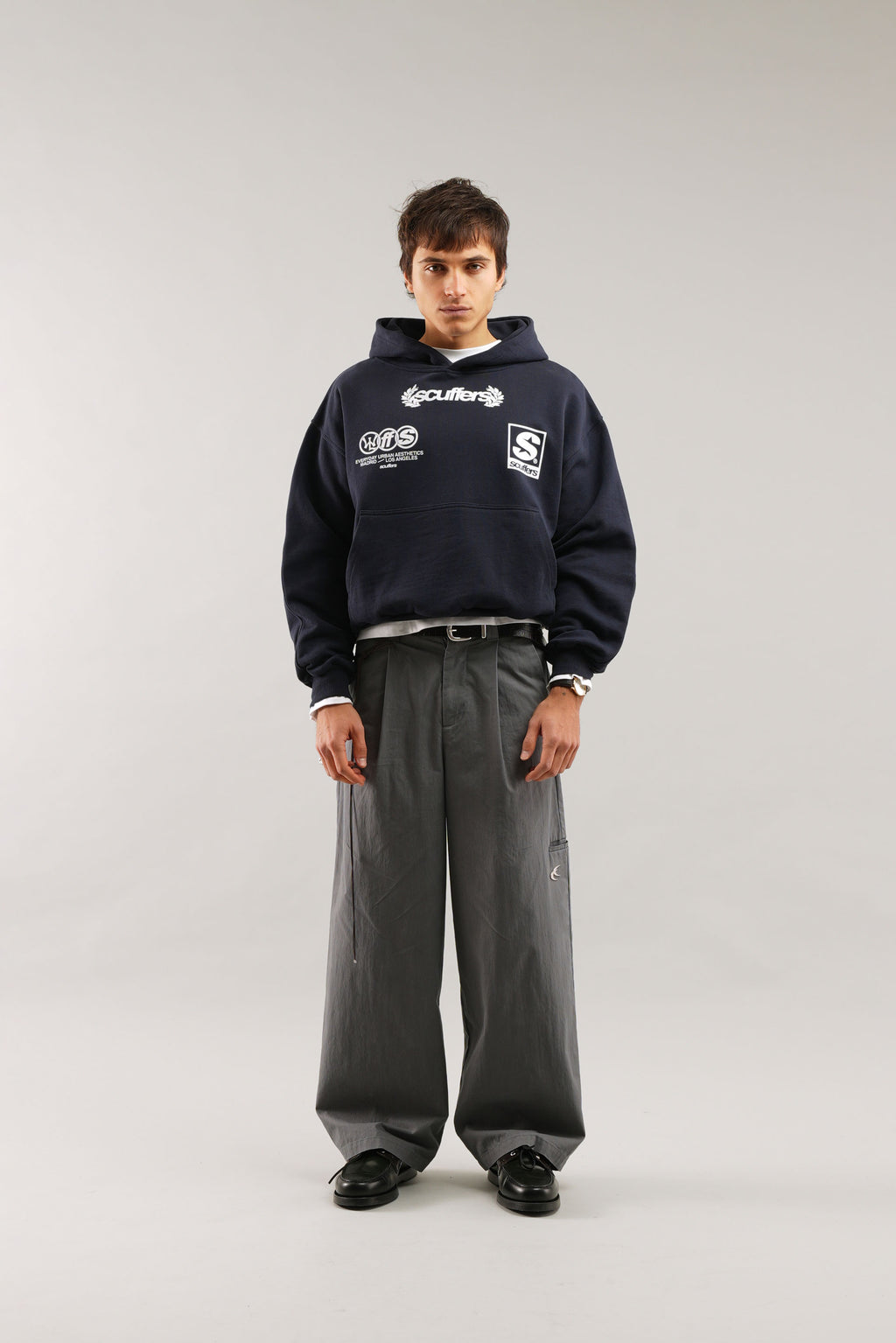 Hoodies Scuffers New Age Hoodie Azul Marino | 71638BYQK