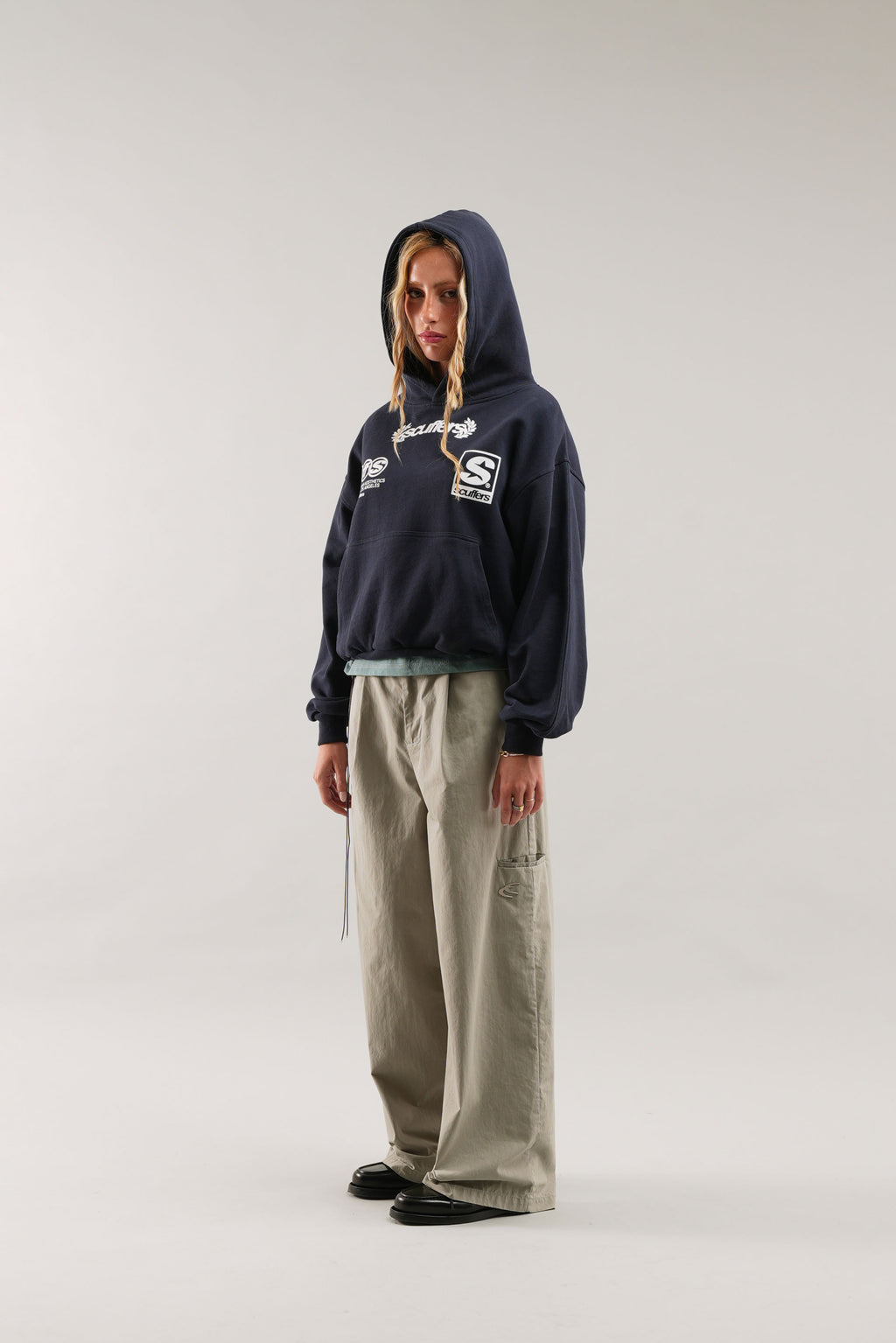 Hoodies Scuffers New Age Hoodie Azul Marino | 71638BYQK