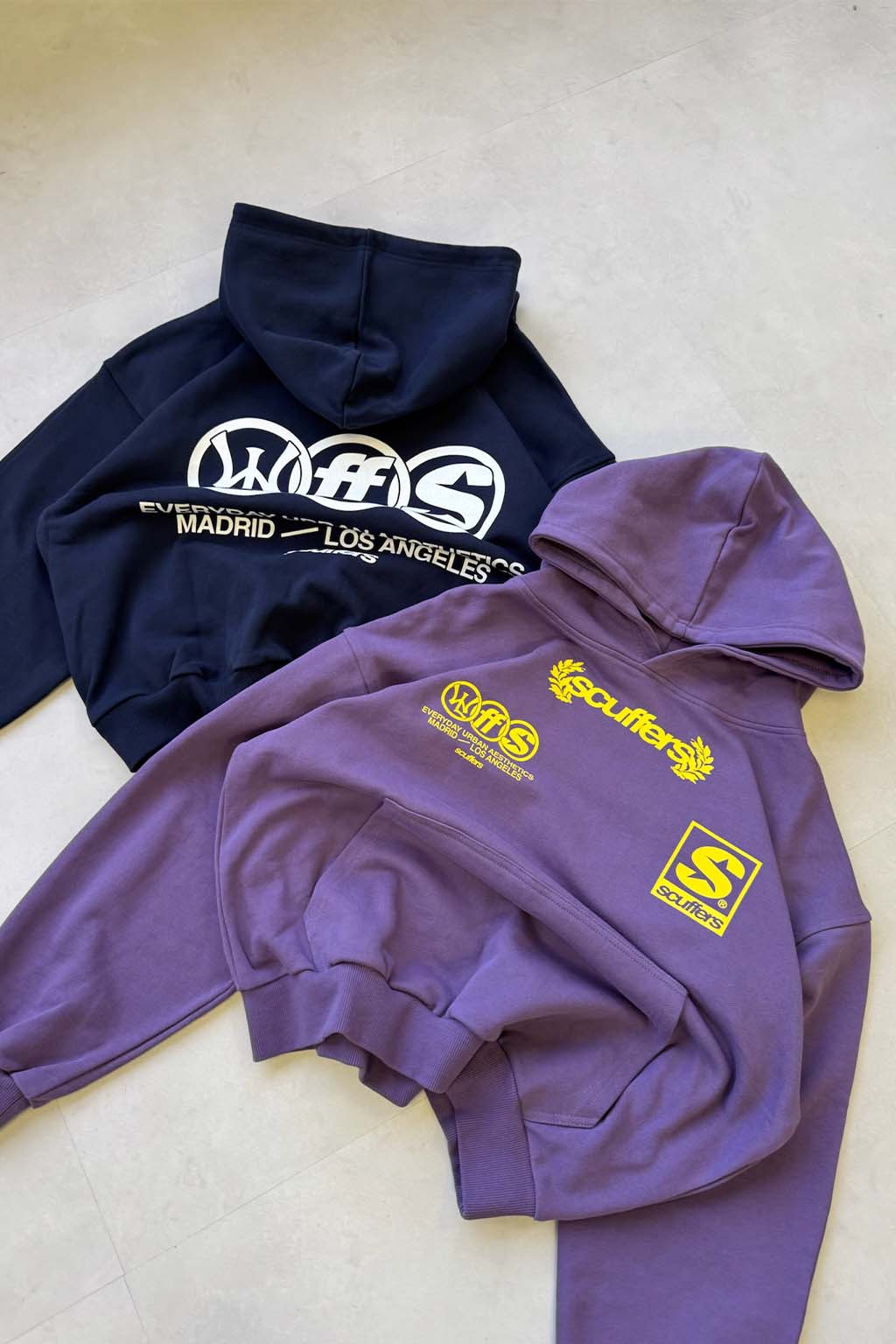 Hoodies Scuffers New Age Hoodie Azul Marino | 71638BYQK