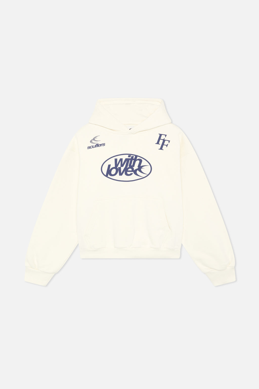 Hoodies Scuffers Paris Hoodie Ecru | 39867GABX